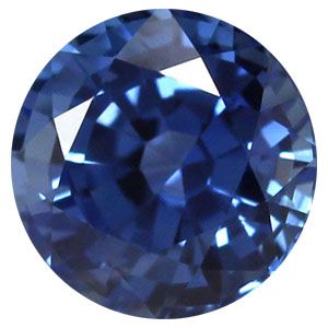 3.06 ct Round Blue Natural Sapphire